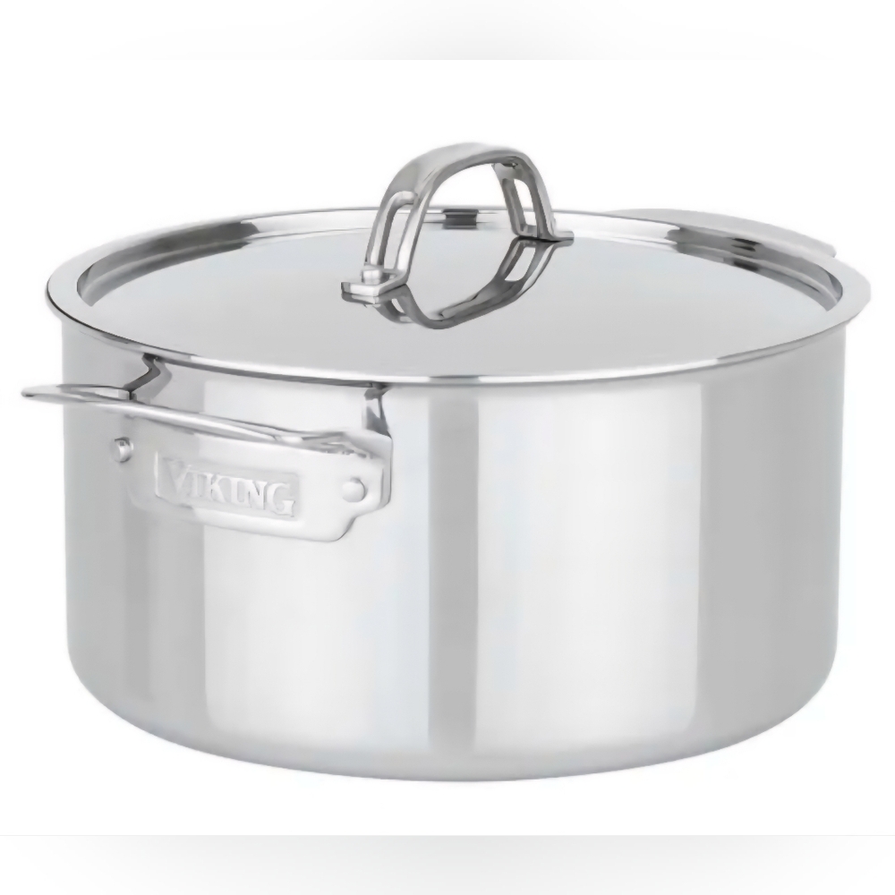 Viking PureGlide Pro 3-Ply Dutch Oven with Glass Lid, 6 qt., Retail $367.00 USD